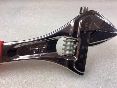 Snap On FADH12B - Flank Drive+ Adj. Wrench, 12” or 300mm, Red Soft Grip-USA-NICE - Picture 3 of 14