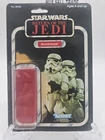 1983 Star Wars ROTJ STORMTROOPER CardBack W/Attached Bubble ,Clear Bubble Nice!