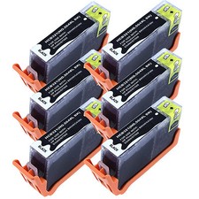 6 x 564XL New Black Ink for HP 564XL Deskjet 3070a 3520 3521 3522 3526 with Chip