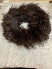 Belle Fare Real Silver Fox Dyed Fur Collar Made In Finland Gorgeous