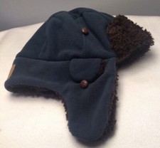 GAP GAPKIDS BOYS L/XL WINTER SHERPA TRAPPER HAT IN GREEN NWT