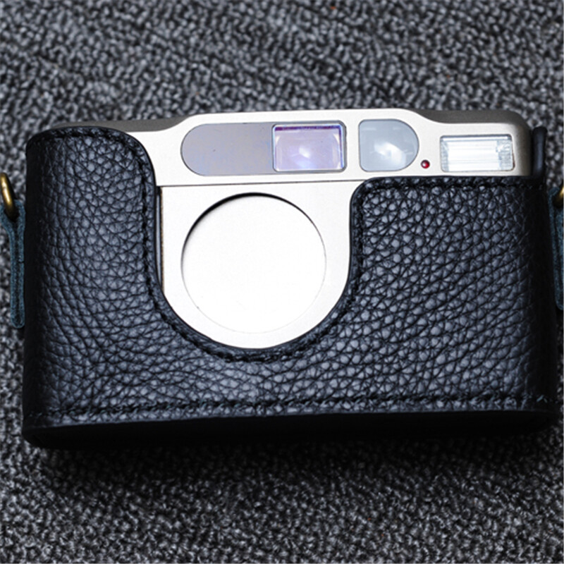 Funper Handmade Contax T2 Camera Half Case Genuine Leather