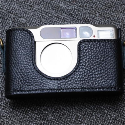  Contax T2 Camera Half Case Genuine Leather Protective Cover Handmade New