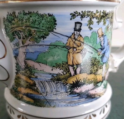 SADLER TEAPOT FISHING SPORTING SCENES OF THE 18th CENTURY VINTAGE COLLECTABLE - Picture 10 of 16