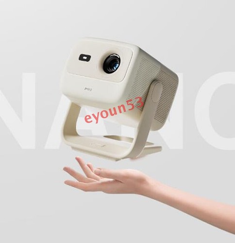 JMGO Nano Pan Tilt Projector 1080P LED Bluetooth USB Home Projector DLP White - 第 1/7 張圖片