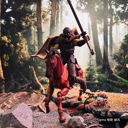 Custom 1/12 Wired Cape Umhang für 6" Figma Berserk Guts Actionfigur (ohne Figur) - Bild 2 von 12