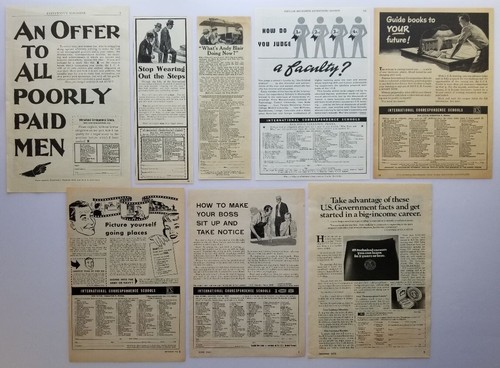 International Correspondence Schools Miscellaneous Booklets, Letter & Ads - Picture 7 of 11
