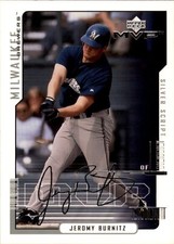2000 Upper Deck MVP Jeromy Burnitz Silver Script #30  Mil  Brewers