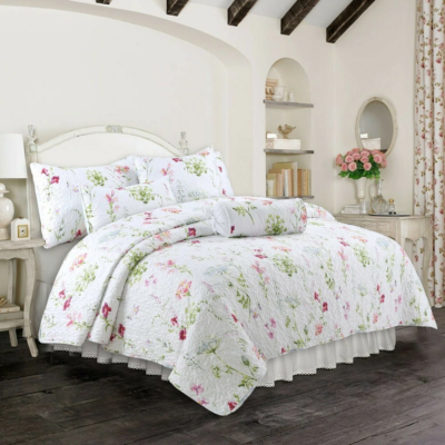 soft pink quilt