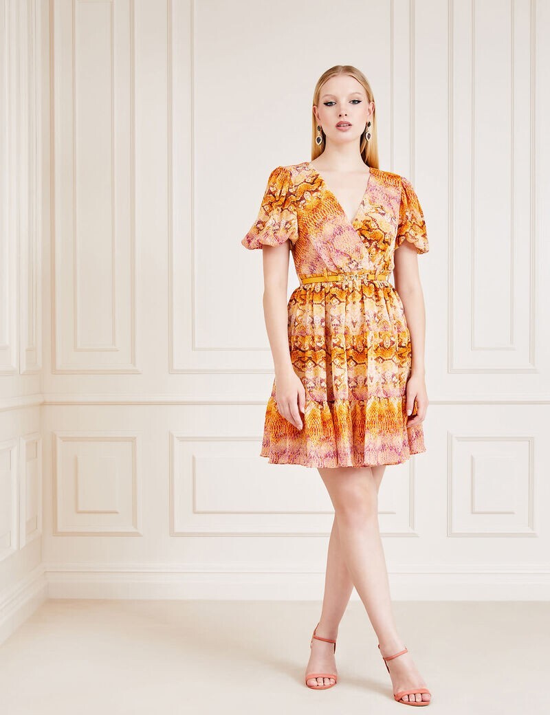 Guess by Marciano All Over Print Sonora Dress Sz EU 42