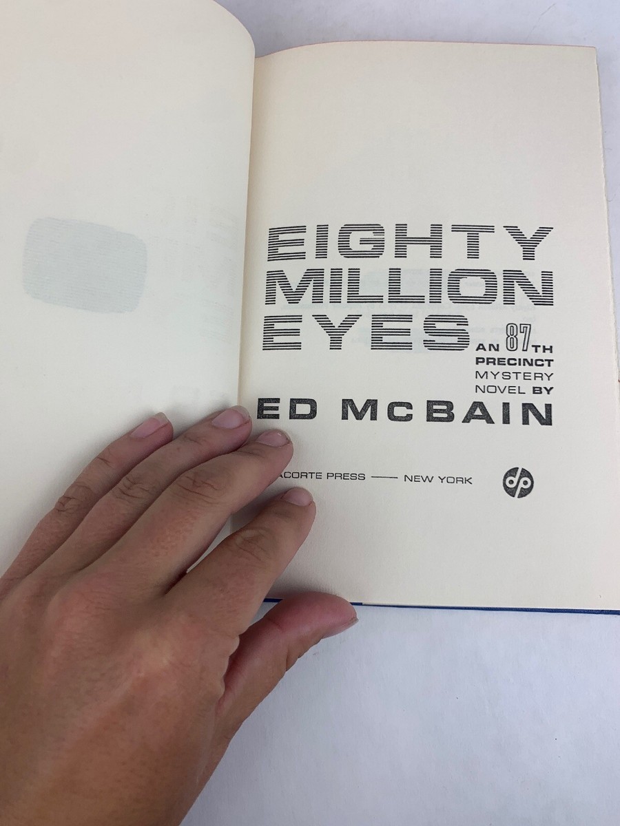 Eighty Million Eyes (BCE) by Mcbain, Ed Hardcover Dust Jacket | eBay