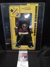 Glenn Resch NY Islanders Signed Stand Up  Sportrophy Hockey Heroes Figure JSA -#