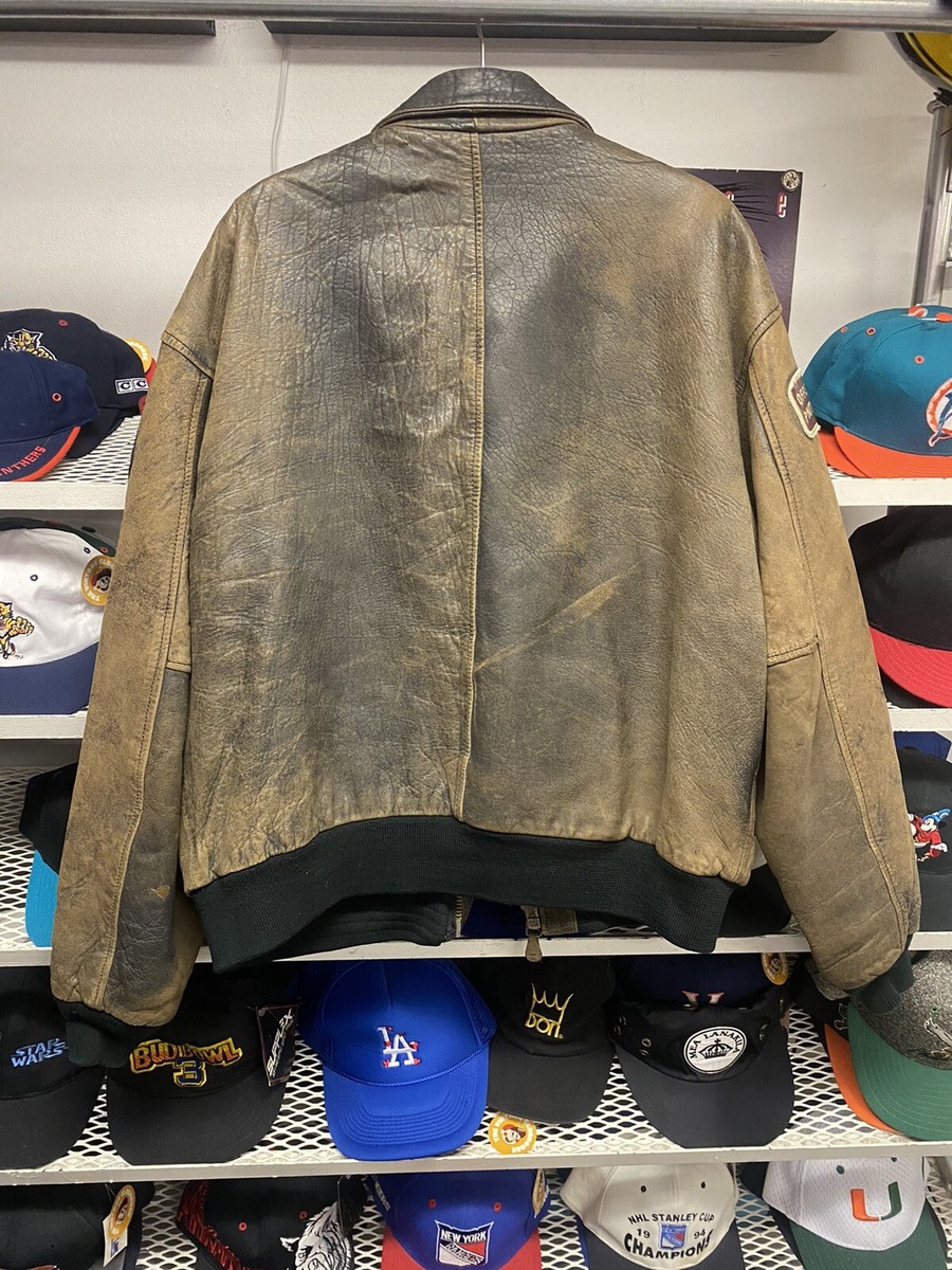 VINTAGE AVIREX FLIGHT JACKET 1980's SIZE XL WAR CORRESPONDENT
