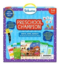 Skillmatics Preschool Champion. Write, Wipe, Repeat -16 Activities  2 Dry Erase