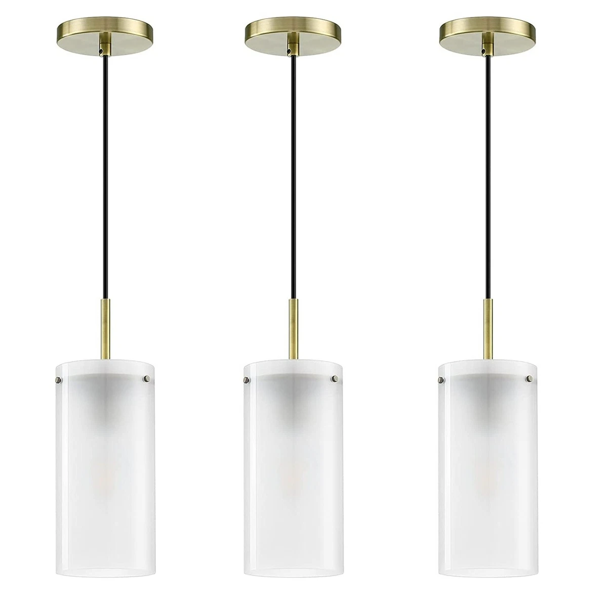 Brushed bronze on sale pendant light
