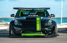  Nrg Custom Carbon Fiber Gt Wing Spoiler For Nissan 350z 370z Z33z34