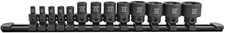 Astro 78313 - 13-Piece 1/4" & 3/8" Drive External Torx Nano Impact Socket Set