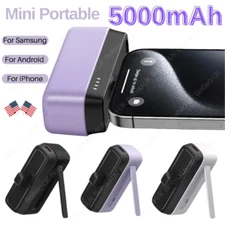 Portable Charger Ultra Compact Power Bank Battery Pack For iPhone Android 5000mA
