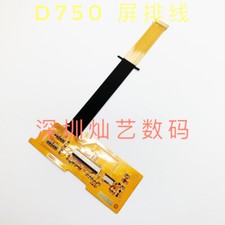 1pcs For Nikon D750 Shaft rotating LCD Flex Cable Digital Camera Repair Part new