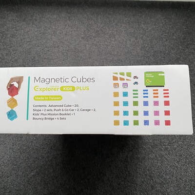 Qbi Magnetic Cubes, Explorer Collection, STEM certified Toy