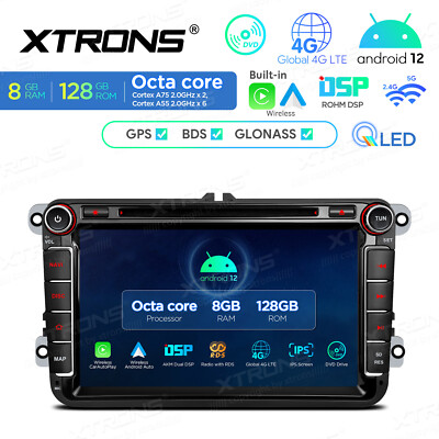 8'' Autoradio Für VW Golf 5 6 EOS Polo 6R Caddy Android 14 8G+128G DVD GPS Navi