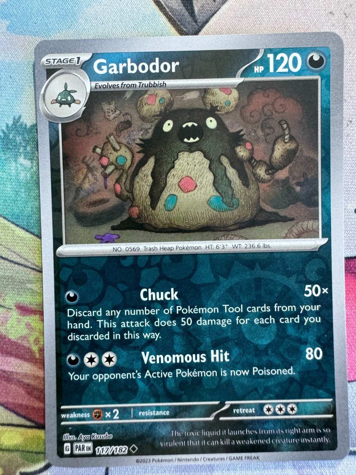 Garbodor Reverse Holo English Pokemon TCG BKL880