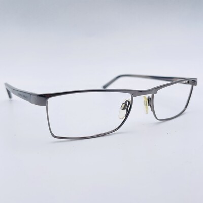 JASPIS CONRAN Brille GUNMETAL SILBER RECHTECKIG Brillengestell MOD: XXX