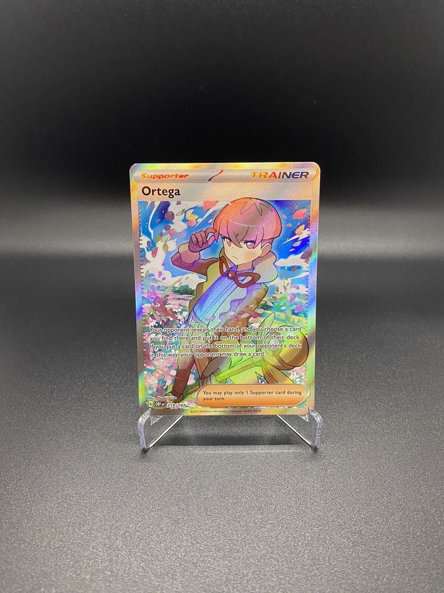 Ortega (Full Art) #219 SV Obsidian Flames Pokmon TCG MEAR MINT Ultra Rare  Holo