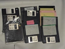 11 3.5 Inch Floppy  Disks Labeled Games - Untested