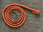 6 Feet Leather Bull Whip Custom Made 12 Plait Indiana Jones Brown Training Whip