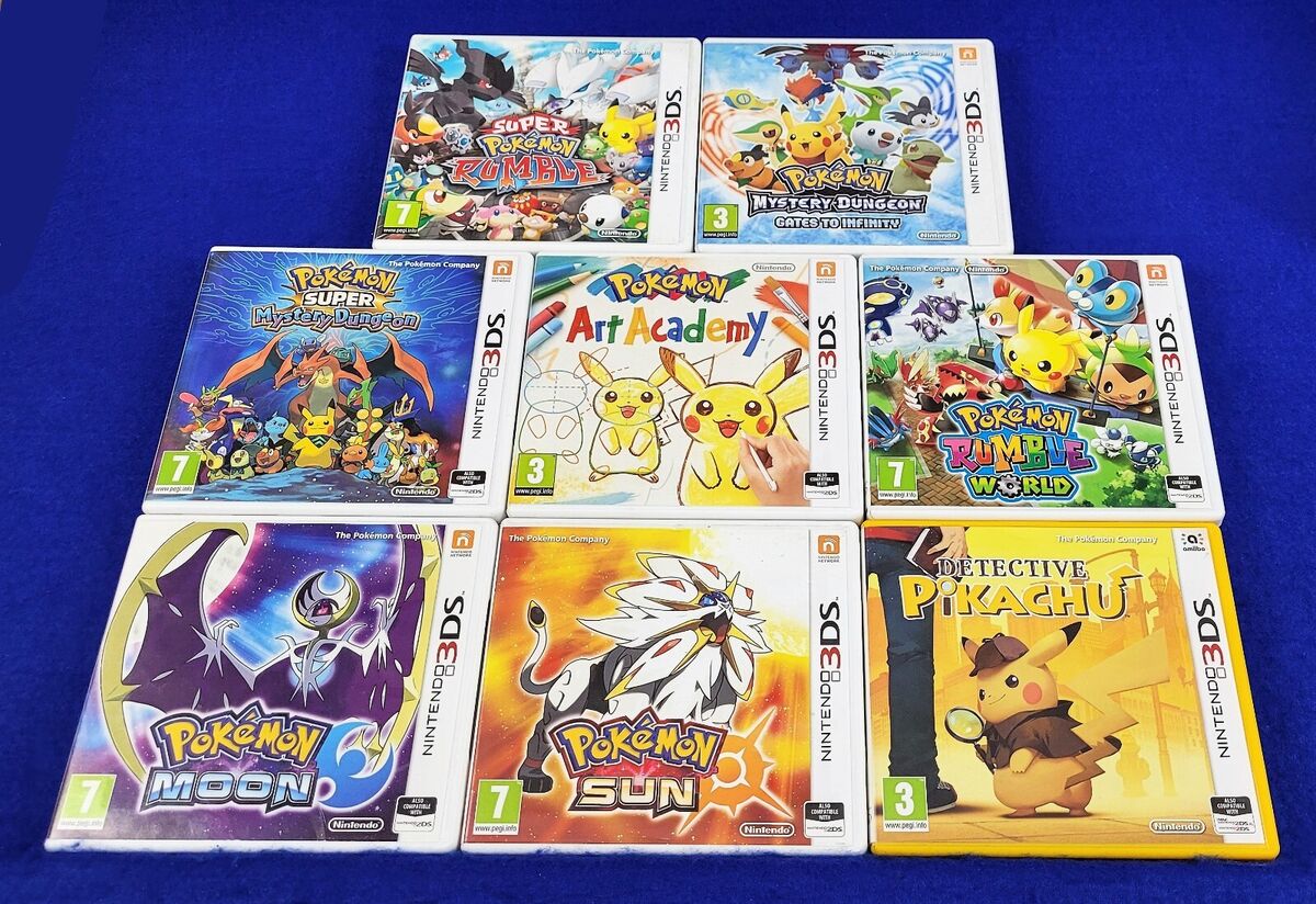 3DS POKEMON Games PAL - Make Your Selection Pokémon