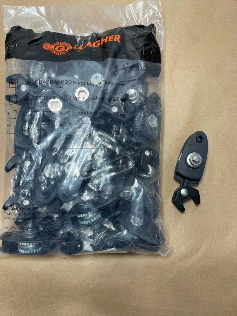 25x Pack Lot Gallagher G24984 K20 Pivot Mount Tensioner for