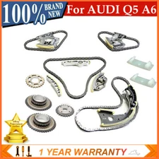 Engine Timing Chain Kit For AUDI Q5 A6 3.2 3.0 V6 A8 S8 4.0 V8 CCAA CALA w/Gears