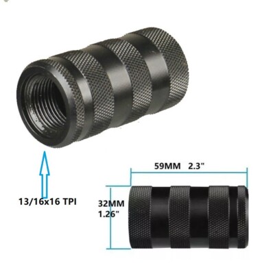 All Steel Sound Sleeve Forwarder 13/16''x16 TPI Thread Muzzle Brake