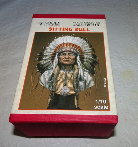 Sitting Bull - Büste - Andrea S9-B10 THE BUST COLLECTION Maßstab 1:10