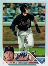 2023 TOPPS RAINBOW FOIL BRETT BATY RC BASBALL CARD #89