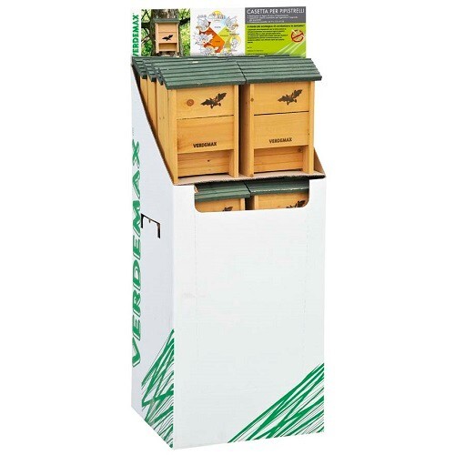 Casetta Per Pipistrelli Verdemax - Rifugio In Legno Per Pipistrelli Da Giardino