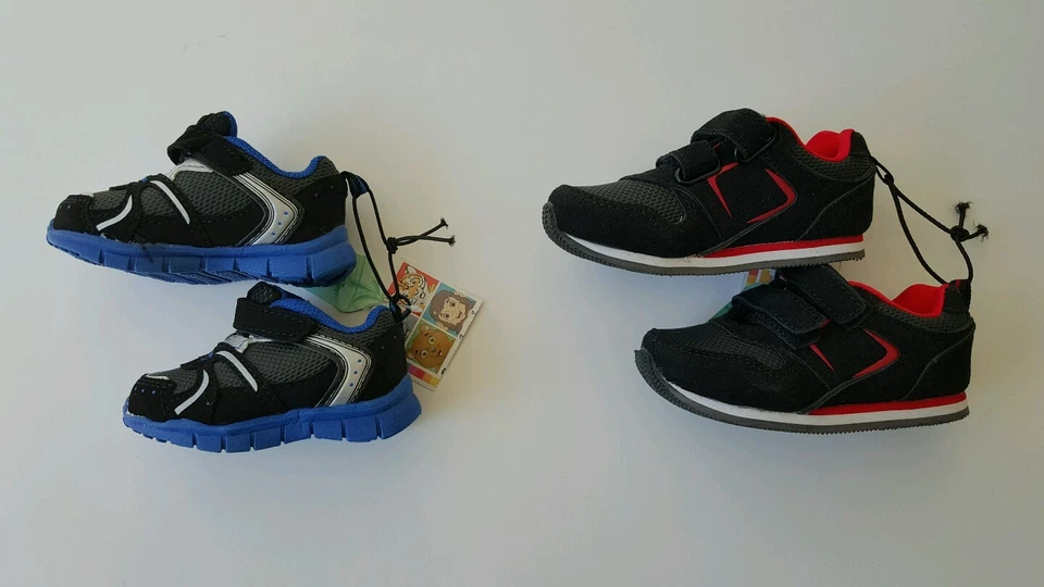 Zapatillas/zapatos deportivos ligeros azules o rojos Garanimals para niños pequeños: 2-6 Foto 3 de 4