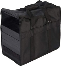 Jewelry Travel Display Case Carrying Showcase Salesman 8 Trays 8 Ring Inserts