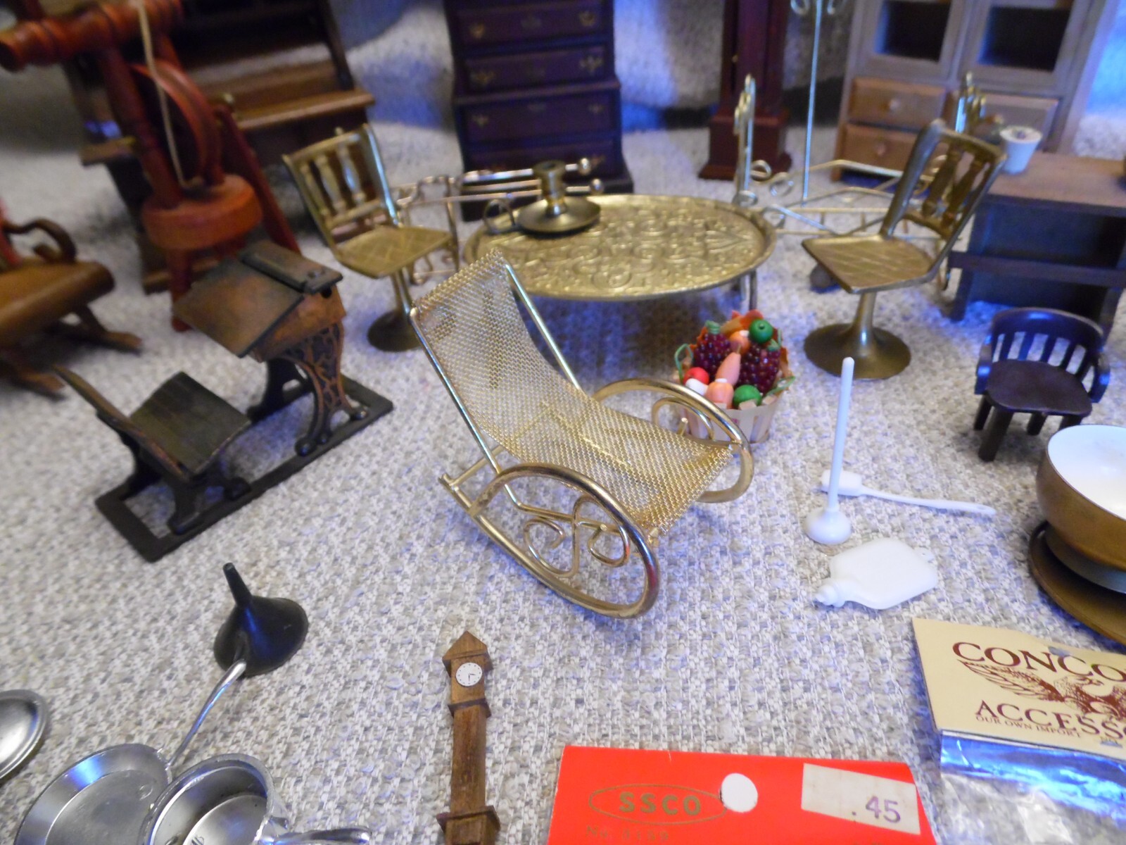 Assortment Lot of Dollhouse Furniture eBay