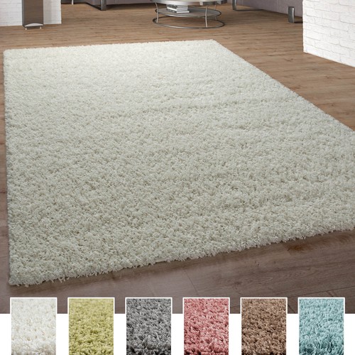 Shaggy Teppich Hochflor Langflor Teppiche Hochwertig Pastell Uni Versch. Farben - Bild 10 von 43