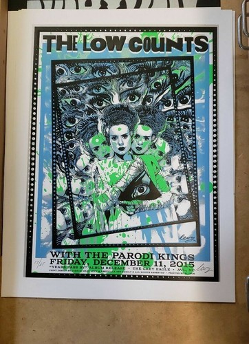 The Lowcounts Siebdruck Poster vom Künstler Levy - Bild 1 von 3