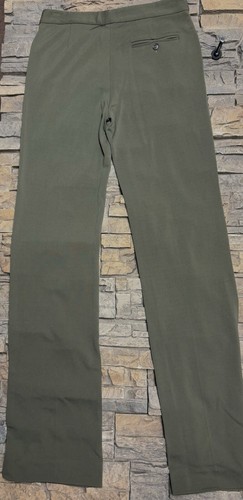 Ralph Lauren Black Label Women’s Career Dress Pants Sz 4 TALL Green Viscose USA - Picture 2 of 8