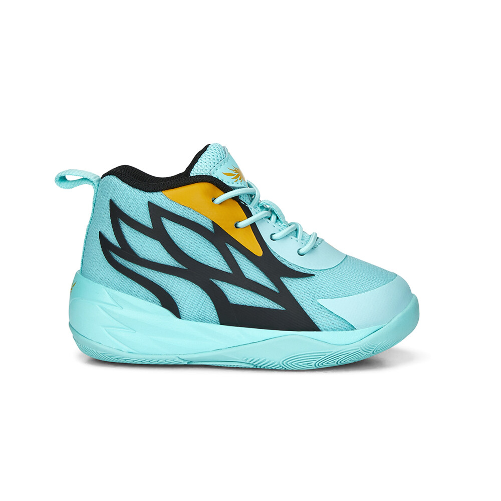 Puma Mb.02 Buzz City Basketball Для маленьких мальчиков Зеленые кроссовки Спортивная обувь 3912