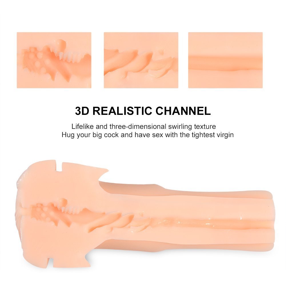 a-gui masturbation cup 3-Pcs Pocket Pussy Set with 3D Textured Channels main image 1