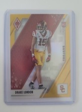 2022 Panini Chronicles Phoenix Draft Picks Drake London #19 GOLD Prizm /10