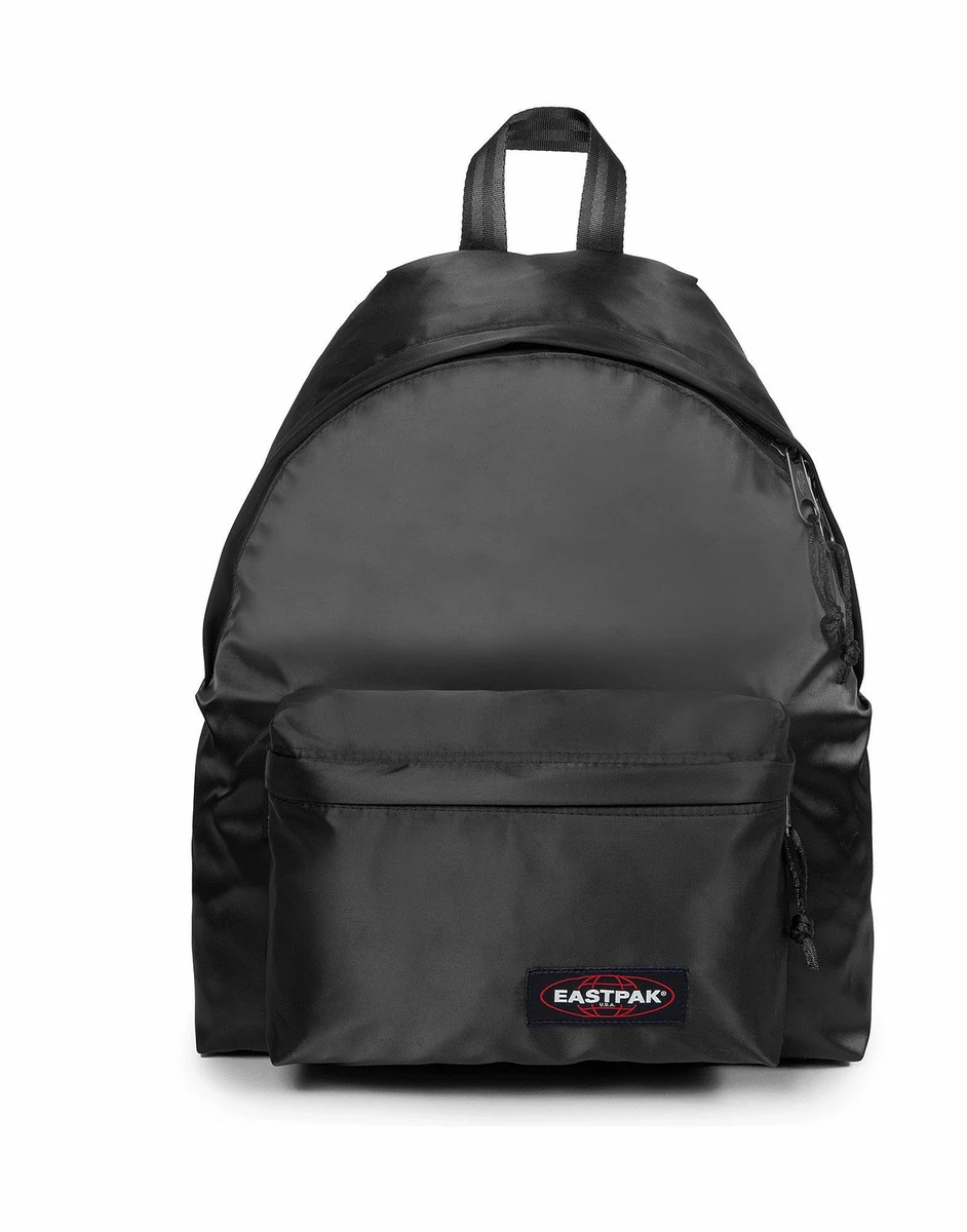 laag rekken links EASTPAK Padded Pak&#039;r Backpack, Black Satin, 24L | eBay