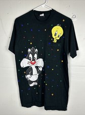 Vintage Custom Baby Looney Tunes  Sylvester And Tweety Bird T-shirt  Medium