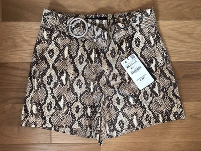 jupe short python zara