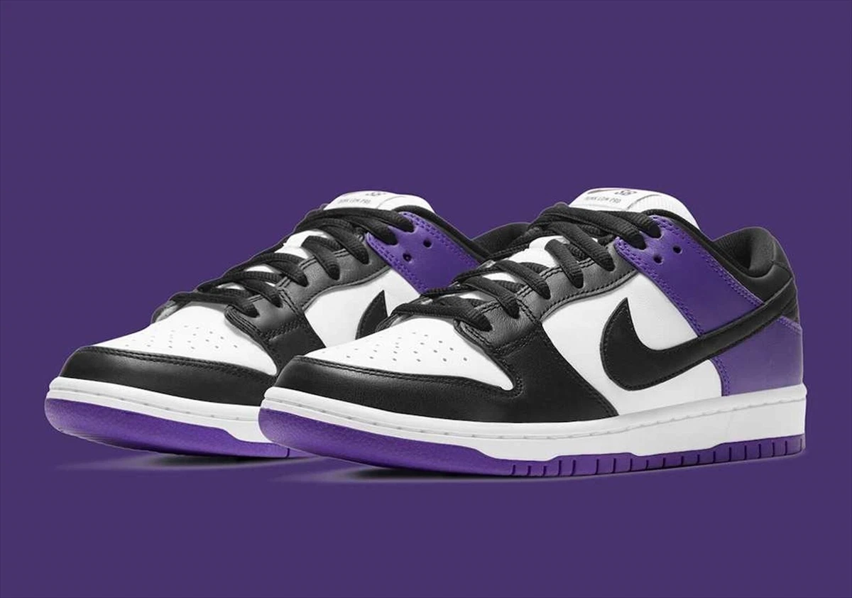 NIKE SB DUNK LOW PRO COURT PURPLE (BQ6817-500) BRAND NEW US 8.5 | eBay